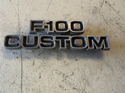Ford 1977-1979 Truck F100 Custom Emblem D7TBI6702BWC #477 SH