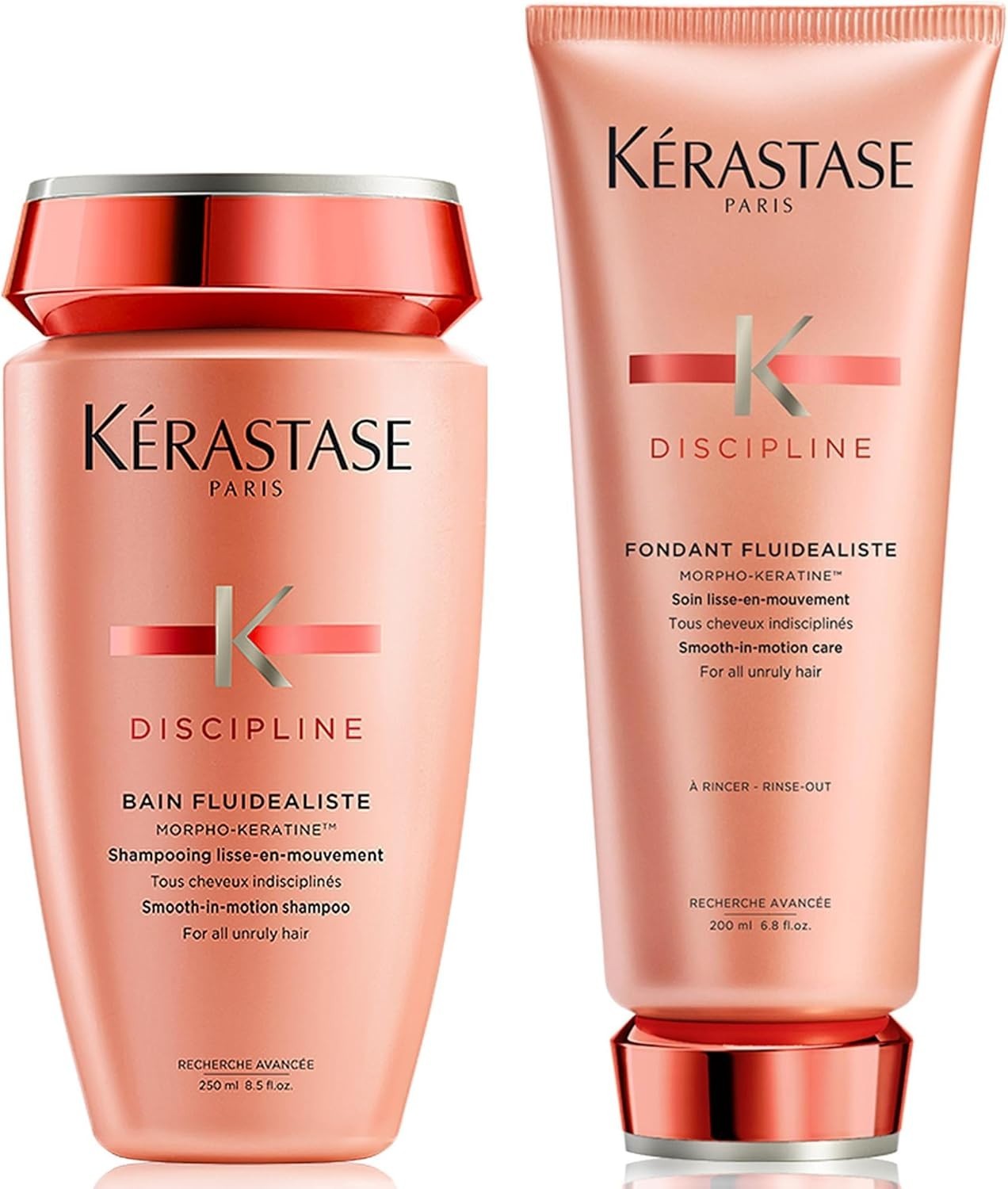 Kerastase Discipline Bain Fluidealiste Shampoo 250ml & Fondant Fluidealiste 200m