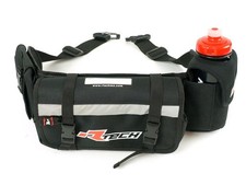 Rtech Riñonera Enduro Con Botella De Agua Negra/Roja