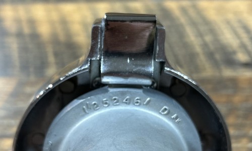 Triumph TR-4 TR-4A Chrome Gas Cap TR-3 Spitfire Fuel Flip Up - Picture 3 of 4