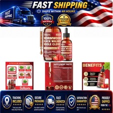 Satoomi 8in1 Wormwood Liquid Drops - 60ml for...