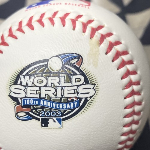 Logo World Series 2003 ufficiale Major League Baseball Rawlings Marlins Yankees - Foto 2 di 7