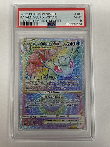 Alolan Vulpix VSTAR graded PSA 10 for sale on eBay