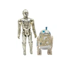 1977 Kenner STAR WARS C-3PO & R2-D2 (Sensor Scope) Action Figure Lot [DAMAGED]
