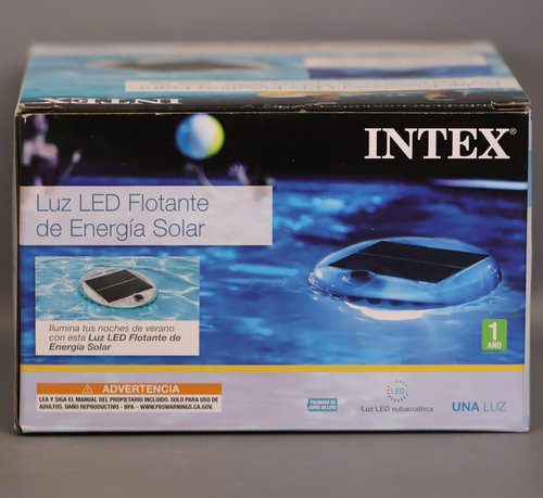 Intex Solar Powered LED Floating Pool Night Light Auto On Color Changing - Picture 2 of 3