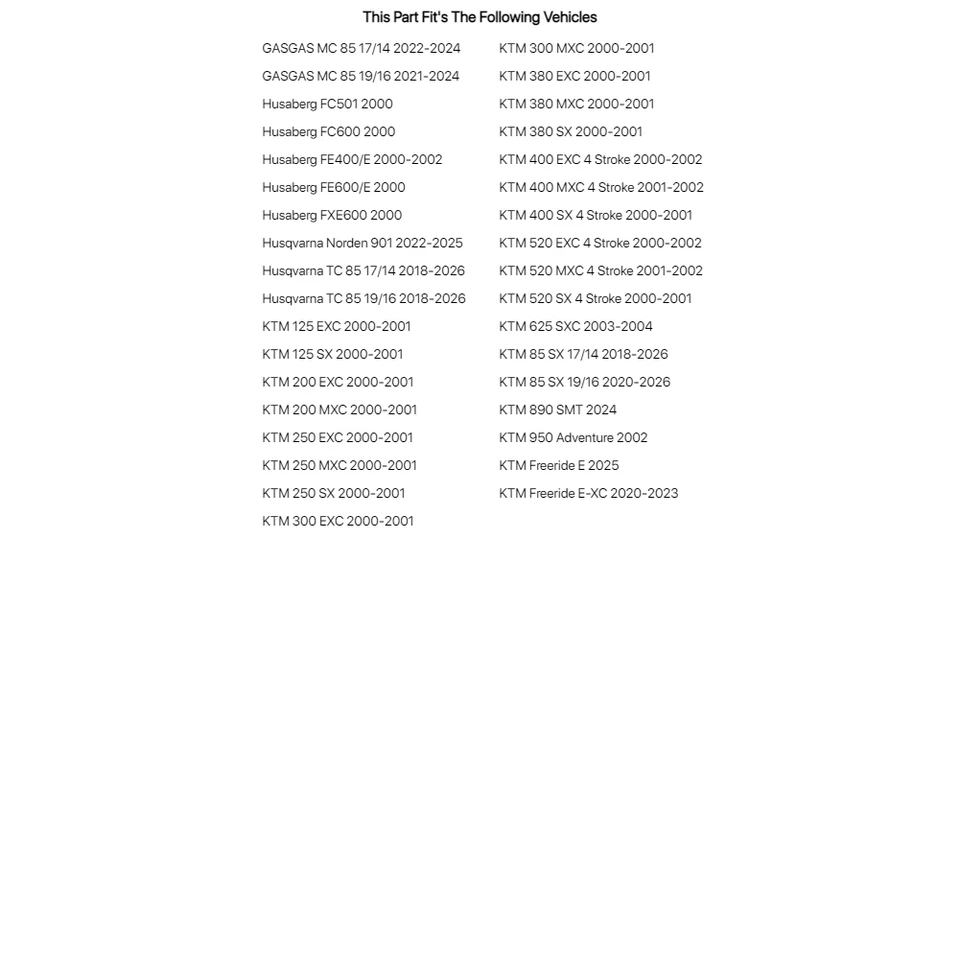 Sellos antipolvo de horquilla Race Tech para Husaberg FC600 2000 Foto 4 de 4