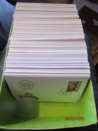 189/ SWITZERLAND FDC SHOE BOX FULL