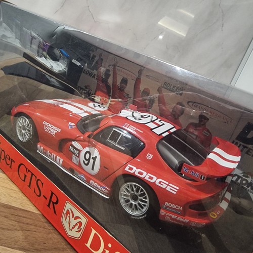 Chrysler Dodge Viper Gts-r Winner24h Daytona 2000 1/18 autoart signed - Picture 6 of 6