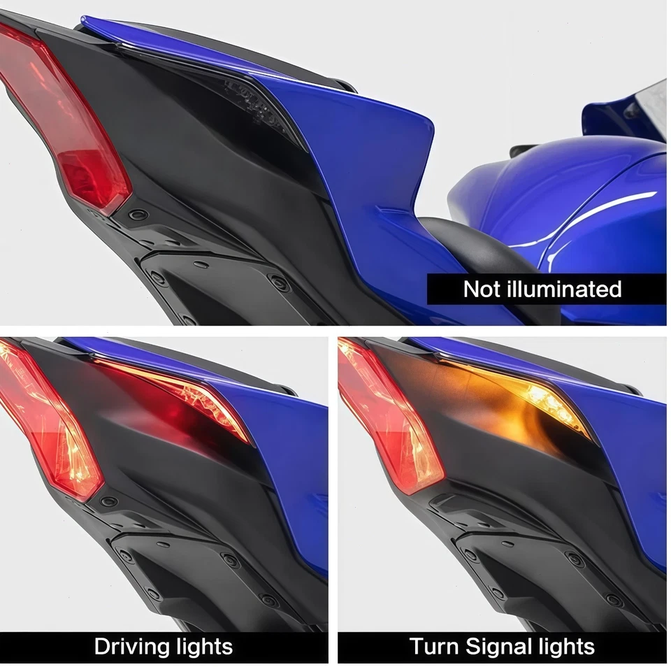 Nueva luz trasera LED integrada en la cola luz de señal de giro para YAMAHA YZF-R7 YZF R7 Foto 4 de 4