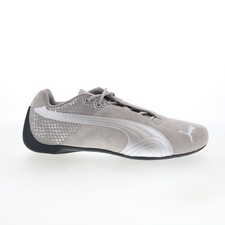 Puma Future Cat Emboss 40528302 Hombres Gris Gamuza Estilo de Vida Tenis Zapatos
