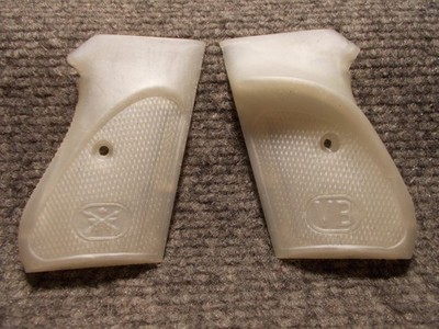 Custom Grips for Bernardelli Model 60 and Model 80 Pearl White