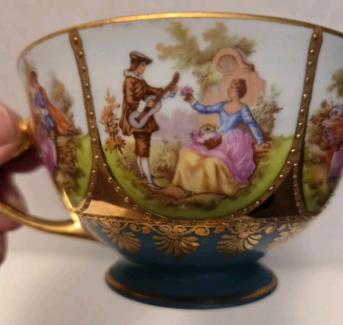Vintage STW Bavaria Germany Fine China Teacup & Saucer - Pattern MC805 - Picture 19 of 20
