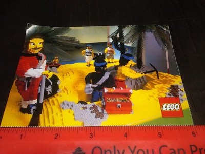   Legoland Pirates Buried Treasure Chest Postcard 1992 