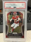 2019 Panini Prizm PATRICK MAHOMES II #210 PSA 9 Mint 50550661