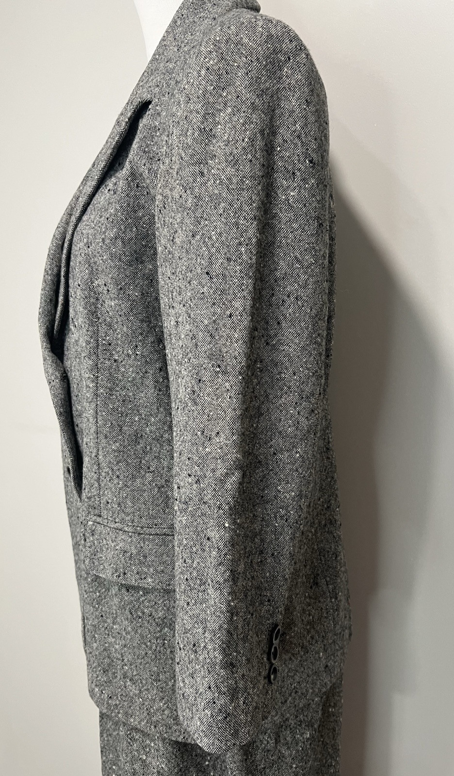 90s Wool Gray Pendleton Double Breasted Blazer an… - image 6