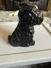 Vintage Chalkware Black Scottie Dog With Ears Down — photo 4