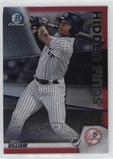 2020 Bowman Hidden Finds Chrome Red Refractor 1/5 Isiah Gilliam #HF-IG 2s9