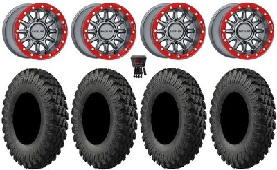 Raceline Alpha Bdlk 15'' Wheels Gm 32'' MotoRally Tires Pioneer 1000 / Talon