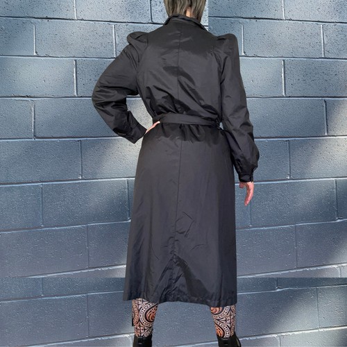 Vintage Trench Coat - Weather Wise by Betsy B - Warm Raincoat - Women's Sz 9 EUC - Picture 4 of 10