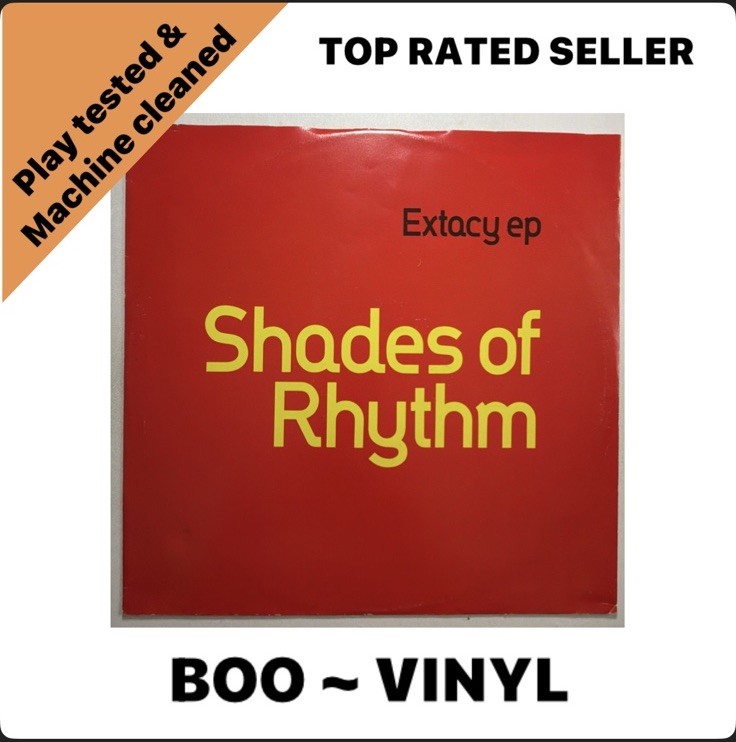 Shades Of Rhythm - Extacy EP (12"", EP) Hardcore EX / VG+