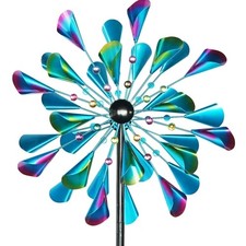 Kinetic Wind Spinners Outdoor - Large Metal Wind Sculptures & Spinners Yard P...