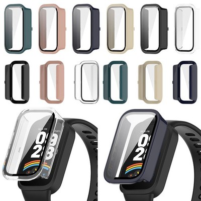 Watch Case Screen Tempered Glass Cover For Redmi Band 3/Mi Smart Band 9 Active