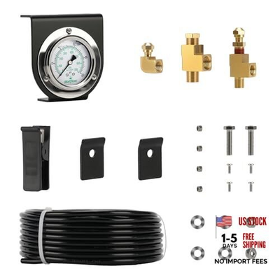#ad Air Pressure Gauge Kit for Semi Truck Trailer Suspension amp; Onboard Load $123.37