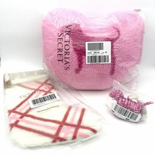 Victoria's Secret PINK Dog Pillow Heart Throw Pillow  Dog Keychain  Stocking