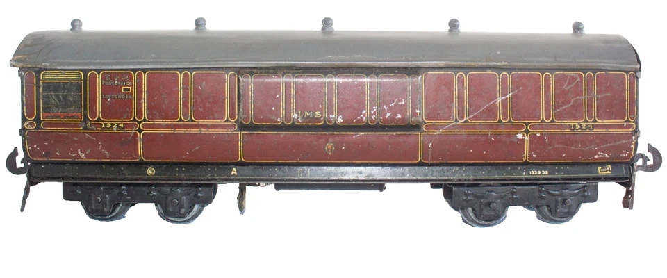 Juego de 3 vagones de comedor/postales calibre 0 LMS Carette for Bassett-Lowke de 1915 Foto 2 de 4