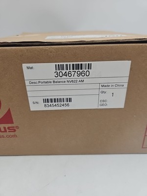 Ohaus Scales 30467960 Portable Balance NV622 AM