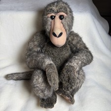 Animal Alley Toys R Us Realistic Baboon Plush 13  Stuffed Monkey Vintage 2000