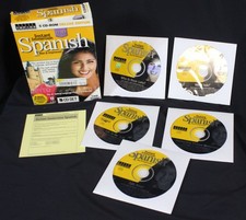 Vtg Instant Immersion Spanish 5 CD-Rom Set Deluxe Edition Learn to Speak Euro