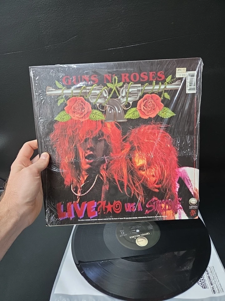 Guns N Roses Lies Lp Vinyl OG 1988 Press Shrink/Hype EX/EX Wax - Image 3 of 4