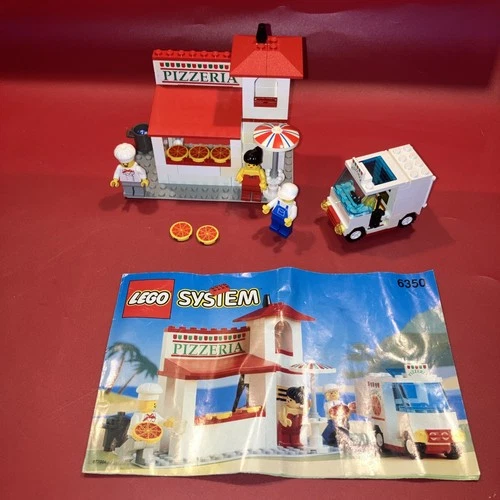 1994 LEGO Classic Town Pizzeria Restaurant Set 6350- Pizza to go -  NOT COMPLETE