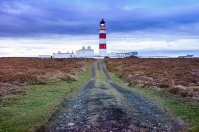 Wandbild: Leuchtturm Point of Ayre auf der Isle of Man. Douglas, Isle of [...]