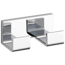 Delta 77736 Vero Robe Hook 4" Polished Chrome 2 Hooks Wall Mount