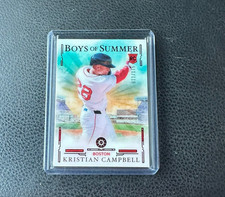 2025 Panini Boys of Summer Kristian Campbell Rookie Red 011/175