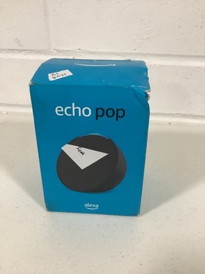 Amazon Echo Pop 1st Gen Alexa Smart speaker- Charcoal