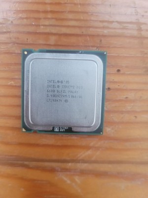Intel Core 2 Duo 6600 SL9ZL mit metal kühler und kühler fan 