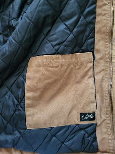 John Deere Nortrax Dunbrooke Jacke Erwachsene Large braun durchgehender Reißverschluss Arbeitsmantel Herren - Bild 17 von 18