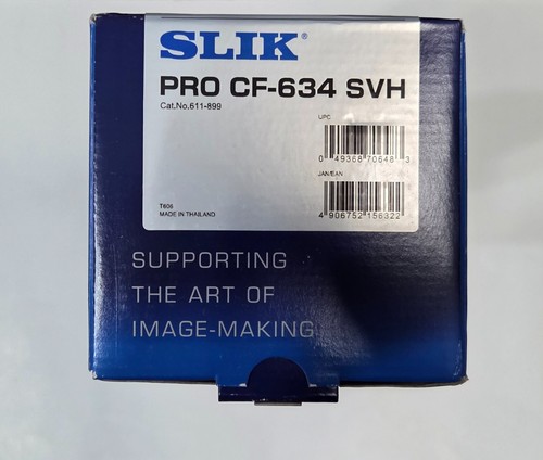 Slik PRO CF-634SVH-520 KIT SVH-520 Fluid Video Head w/ Carry Case Carbon Fiber - Picture 9 of 16