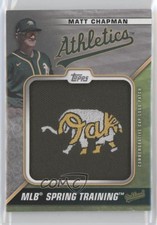 2021 Topps Platinum Anniversary 2/70 Matt Chapman #STCL-MCH Patch fl4