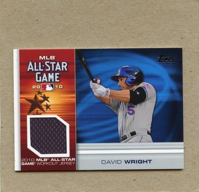 2010 Topps Update All Star Game Relic David Wright #AS-DW Event Worn Jersey
