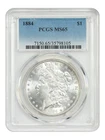 1884 $1 SILVER MORGAN DOLLAR PCGS MS65 🔥GEM🔥 USA MINT Philadelphia Mint Coin