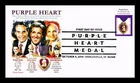 DR JIM STAMPS US COVER PURPLE HEART MEDAL FDC SENATORS DOLE KERRY MCCAIN