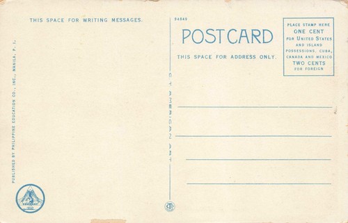 Postcard Bilibid Prison Manila Philippines PI DB - Picture 2 of 2