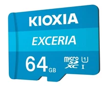 10 pack TOSHIBA KIOXIA 64GB Micro SDHC Exceria UHS-I C10 100MB/s LMEX1L064GG4