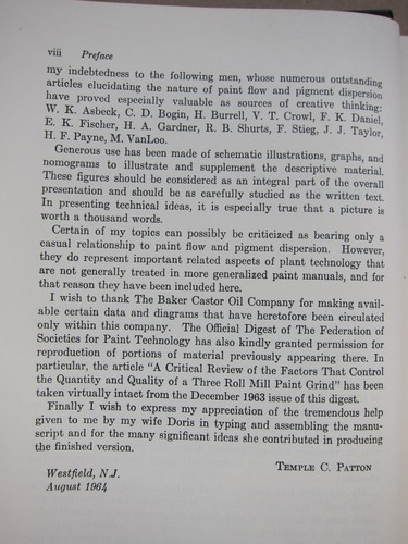 Paint Flow and Pigment Dispersion Original 1st Ed Hardcover Book Pub. 1964 - Picture 12 of 12