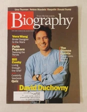Biography Magazine June 1998 David Duchovny Dionne Quints Bill Cosby