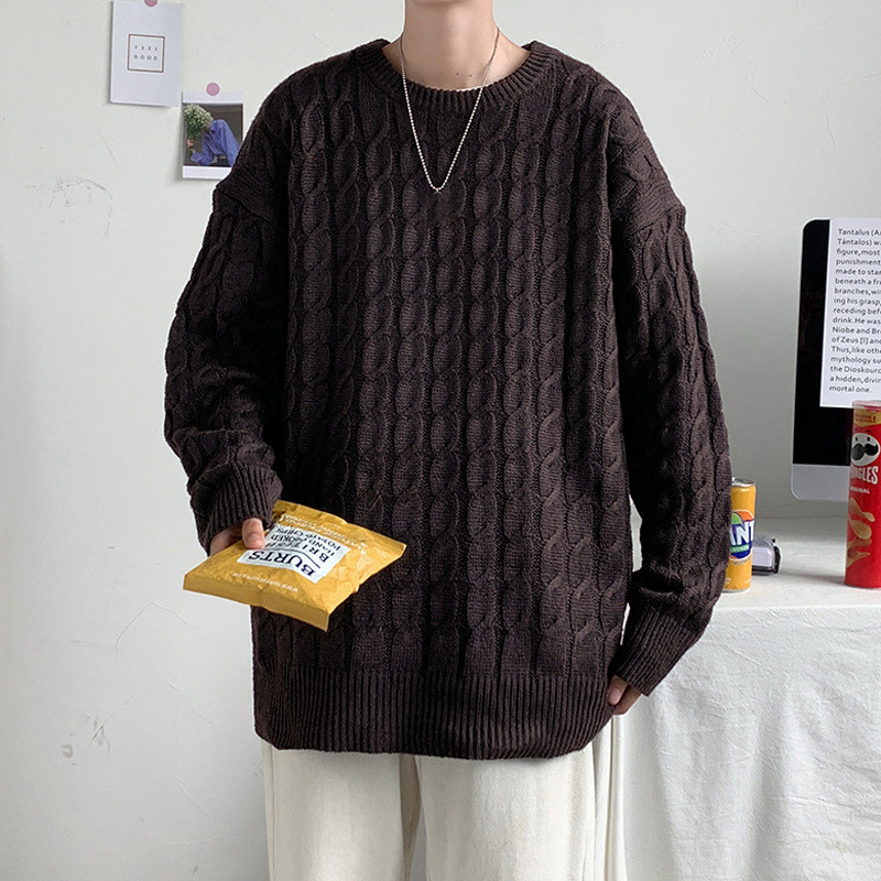 Round neck 2025 pullover sweater